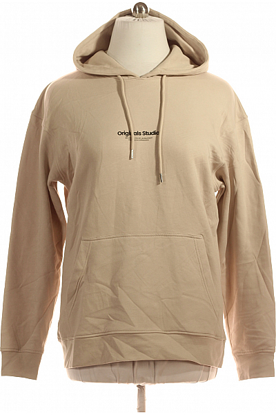 Pánská Mikina Béžová JACK & JONES Second Hand Vel. XL