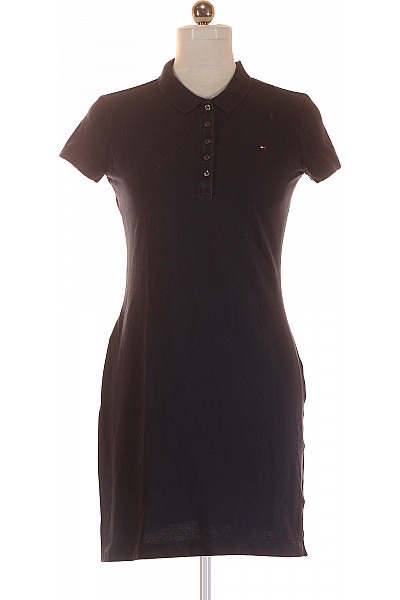Tričkové  Šaty Modré TOMMY HILFIGER Second Hand Vel. M