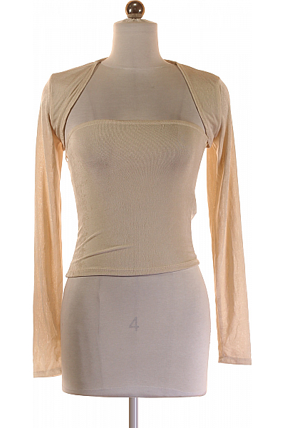VERO MODA Dámské Tričko Béžové Second Hand