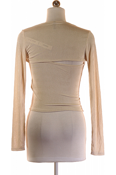 VERO MODA Dámské Tričko Béžové Second hand