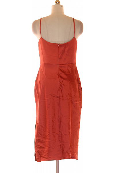 Laona Společenské  Šaty Oranžové Second hand Vel.  38