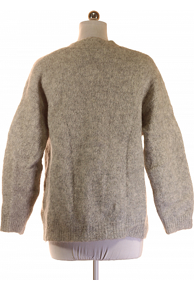 Dámský Cardigan Alpacový Šedý Vel. 40