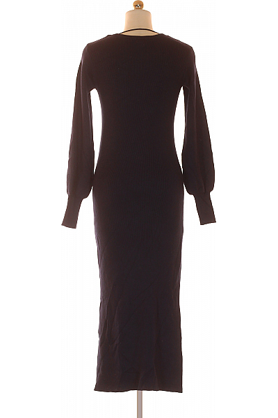  Šaty Pletené Modré Vel.  XS