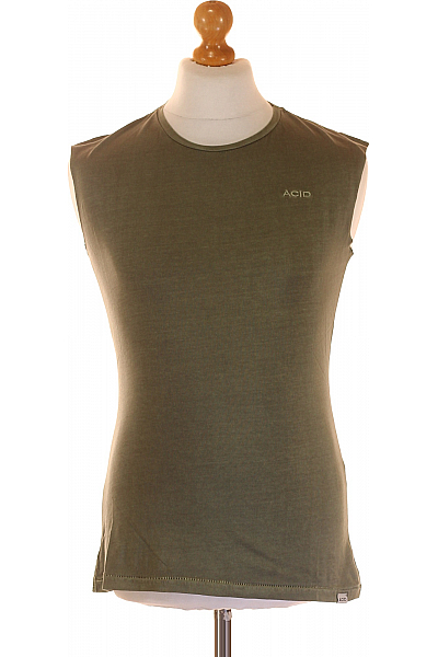 Pánské Tričko Zelené Vel. XS