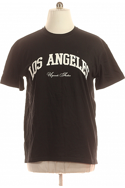 Pánské Tričko S Potiskem Kožešinové Černé Vel. M