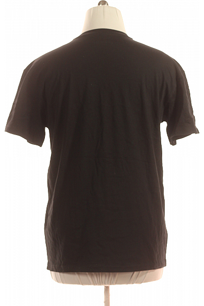 Pánské Tričko s Potiskem Kožešinové Černé Vel. M