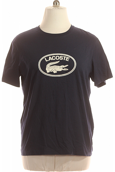 Pánské Tričko Modré LACOSTE Vel. XL