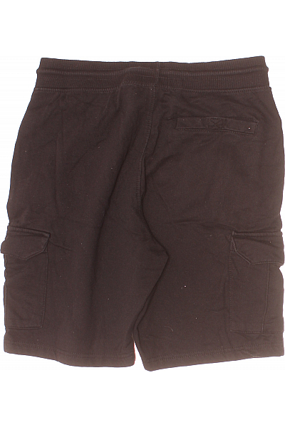 THREADBARE Pánské Teplákové Kraťasy Černé Vel. M