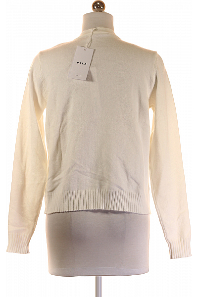 VILA Dámský Cardigan Polyesterový Bílý