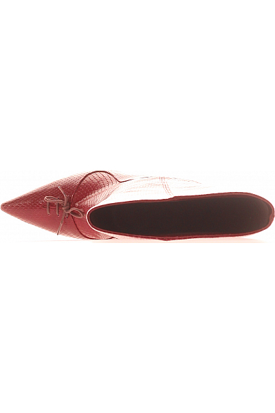 Dámské Kozačky Červené Pollini Second hand Vel. 40