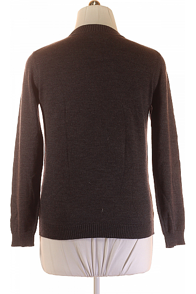 Pánský Pulovr Vlněný Šedý Woolrich Vel. M