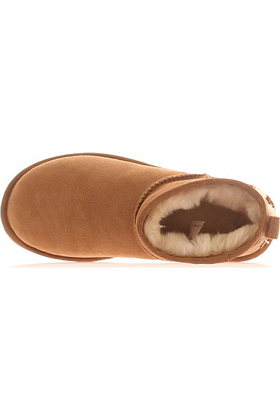 UGG Dámské Boty Kožené Hnědé Vel.  36