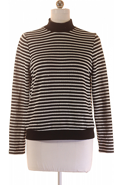 VERO MODA Dámský Svetr Černobílý Vel. M