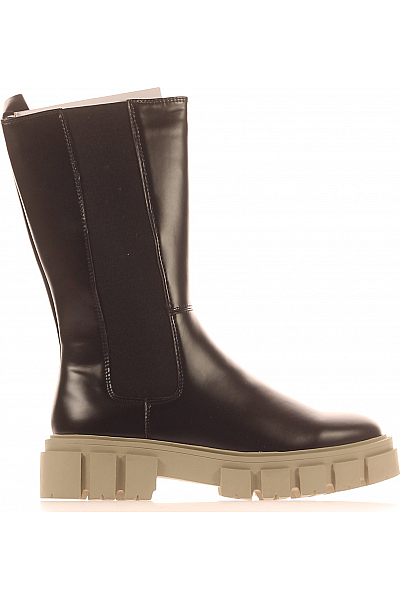 Dámské Kotníkové Boty Černé Outlet Vel. 39