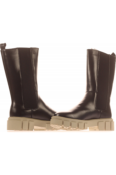 Dámské Kotníkové Boty Černé Outlet Vel. 39