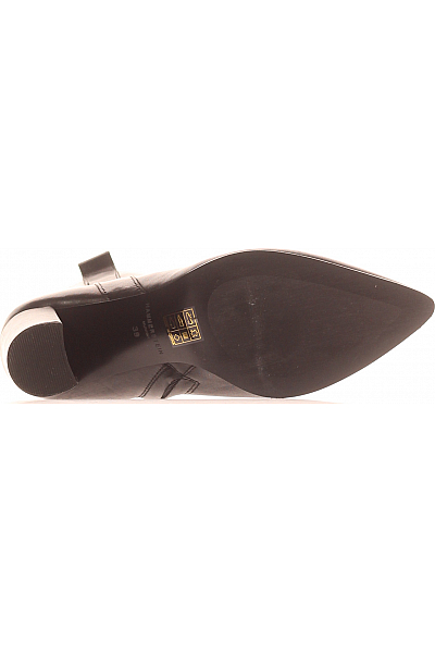 Dámské Boty Kožené Černé HAMMERSTEIN Second hand Vel. 39