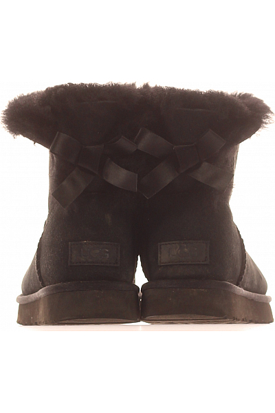 UGG Dámské Válenky Kožené Černé Second hand Vel.  38