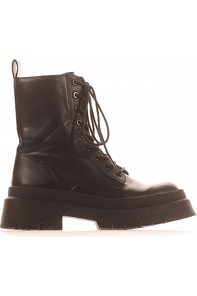PULL&BEAR Dámské Workery Černé Vel. 38