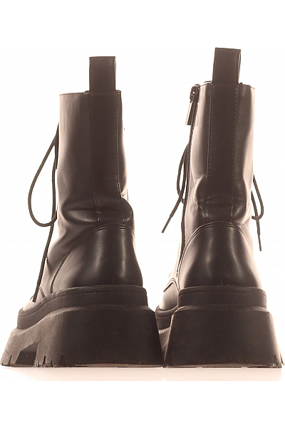 PULL&BEAR Dámské Workery Černé Vel. 38