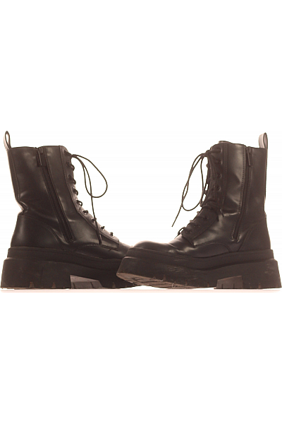 PULL&BEAR Dámské Workery Černé Vel. 38