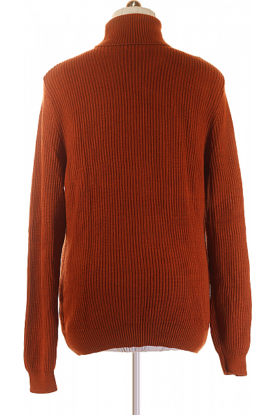Woolrich Pánský Svetr Vlněný Hnědý Vel. XL