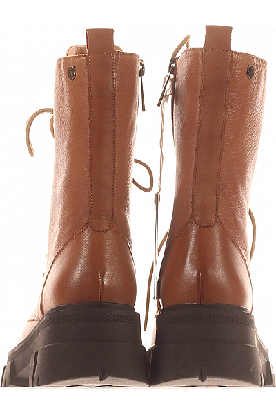 CARMELA Dámské Workery Kožené Hnědé Vel. 36