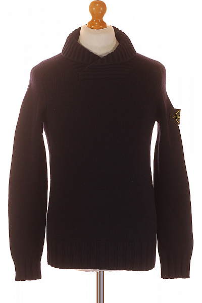 Stone Island Pánský Rolák Vlněný Modrý Vel. M