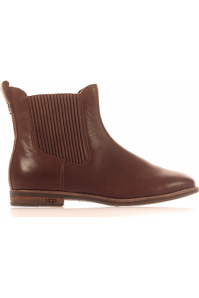 Dámské Kotníkové Boty Kožené Hnědé UGG Vel.  36