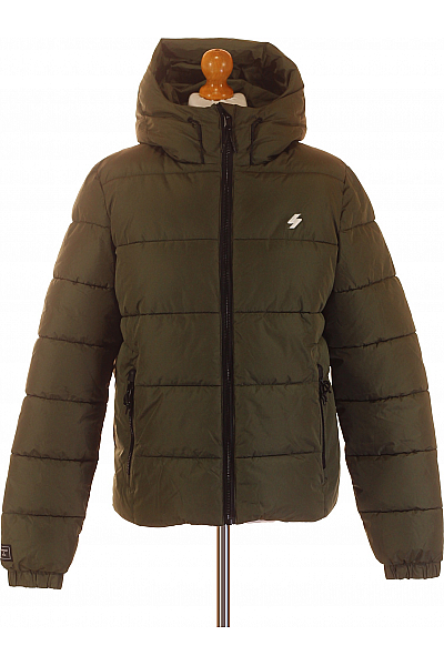 Pánská Bunda Zelená SUPERDRY Vel. M
