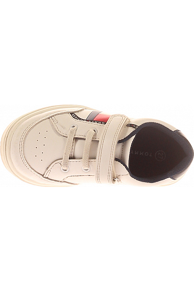 Dětské Chlapci Boty Bílý TOMMY HILFIGER Second hand Vel. 27
