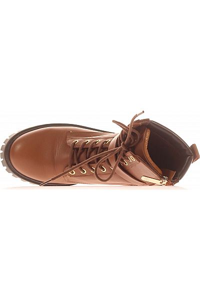 TOMMY HILFIGER Dámské Workery Hnědé Vel. 37
