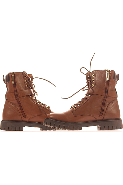 TOMMY HILFIGER Dámské Workery Hnědé Vel. 37