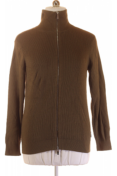 ARMANI Pánský Svetr Khaký Second Hand Vel.  L