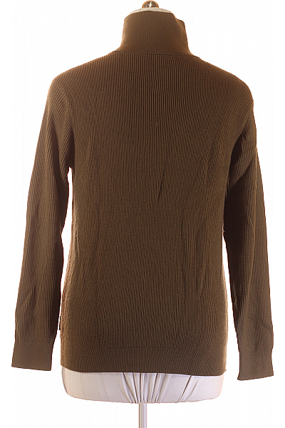 ARMANI Pánský Svetr Khaký Second hand Vel.  L | ARMANI | obrázek 2