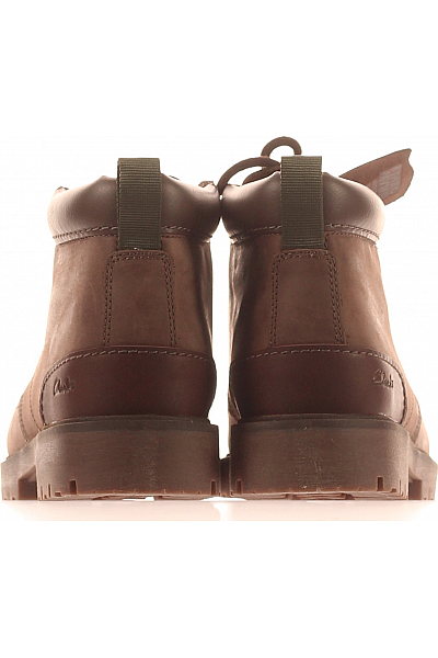 Clarks Pánské Kotníkové Boty Kožené Hnědé Vel. 45