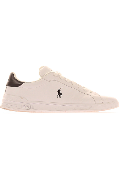 Pánské Boty Kožené Bílé Ralph Lauren Vel. 46