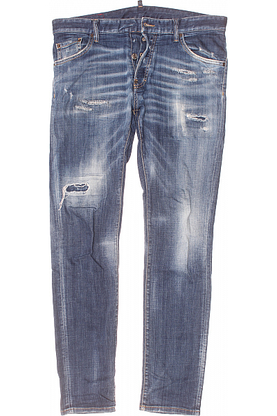 Dsquared2 Roztrhané Pánské Džíny Modré Vel. 50