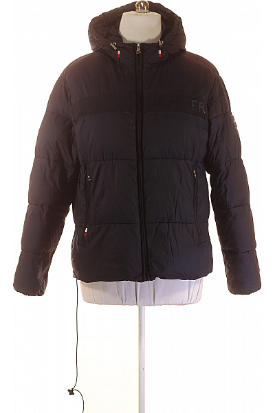 TOMMY HILFIGER Zimní Pánská Bunda Modrá Vel. XL