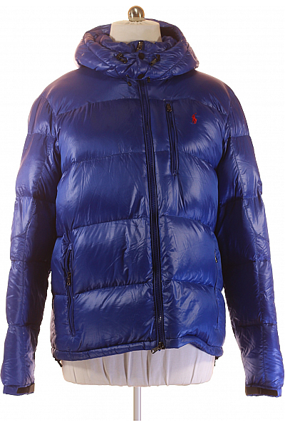 Zimní Pánská Bunda Modrá Ralph Lauren Vel.  XXL