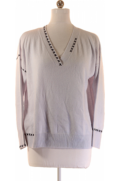 Brodie Cashmere Dámský Svetr Kašmírový Modrý Vel.  M