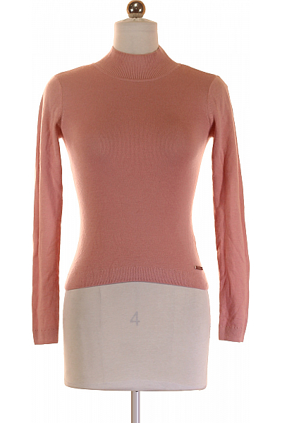 Karen Millen  Halenka Pletená Vlněná Růžová Vel. XS