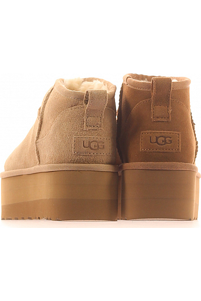 Dámské Boty Kožené Hnědé UGG Vel. 39
