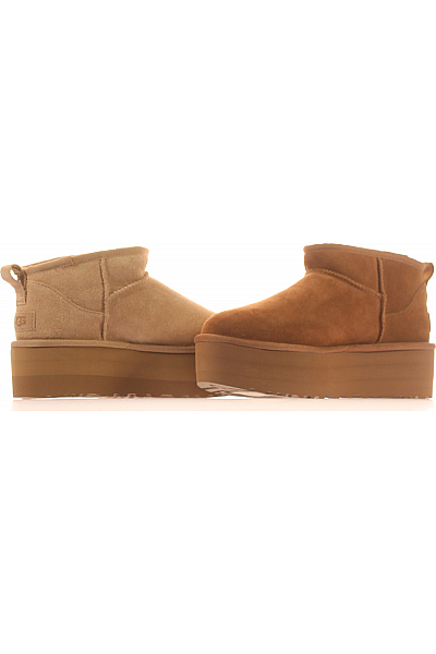 Dámské Boty Kožené Hnědé UGG Vel. 39