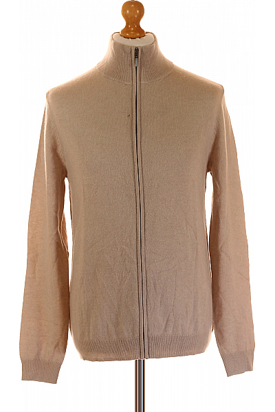 Pánský Cardigan Kašmírový Béžový Second hand Vel. M