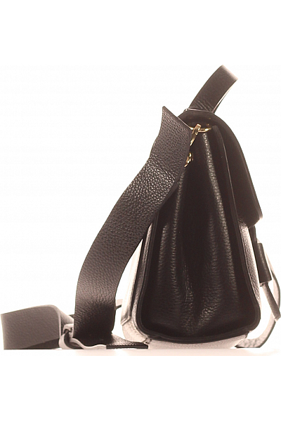 Santini Kabelka Kožená Černá