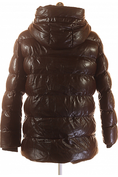 Zimní Dámská Bunda Hnědá Donna Karan Vel. XS