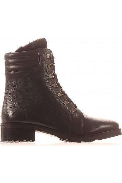 Lazamani Dámské Boty Kožené Černé Outlet Vel. 38