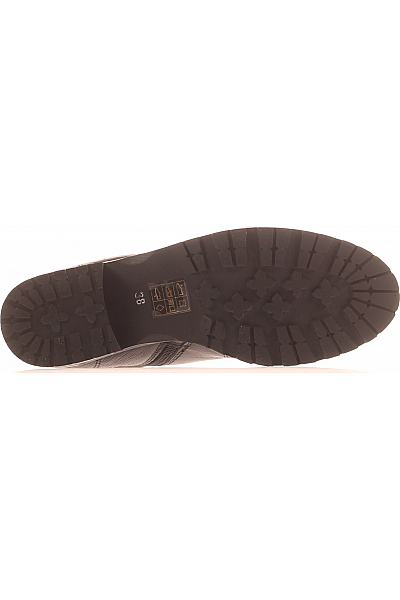 Lazamani Dámské Boty Kožené Černé Outlet Vel. 38