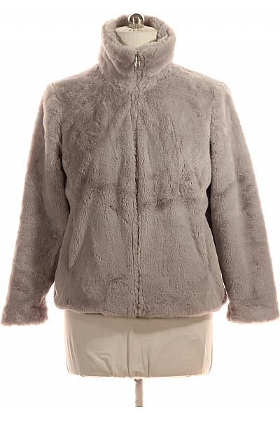 Esmara Dámský Kožich Šedý Second Hand Vel. L