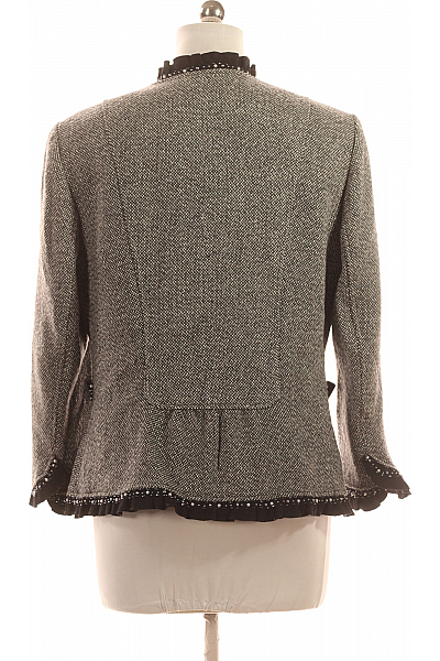 Dámské Blejzr Vlněný Šedý TAIFUN Second hand Vel. 42